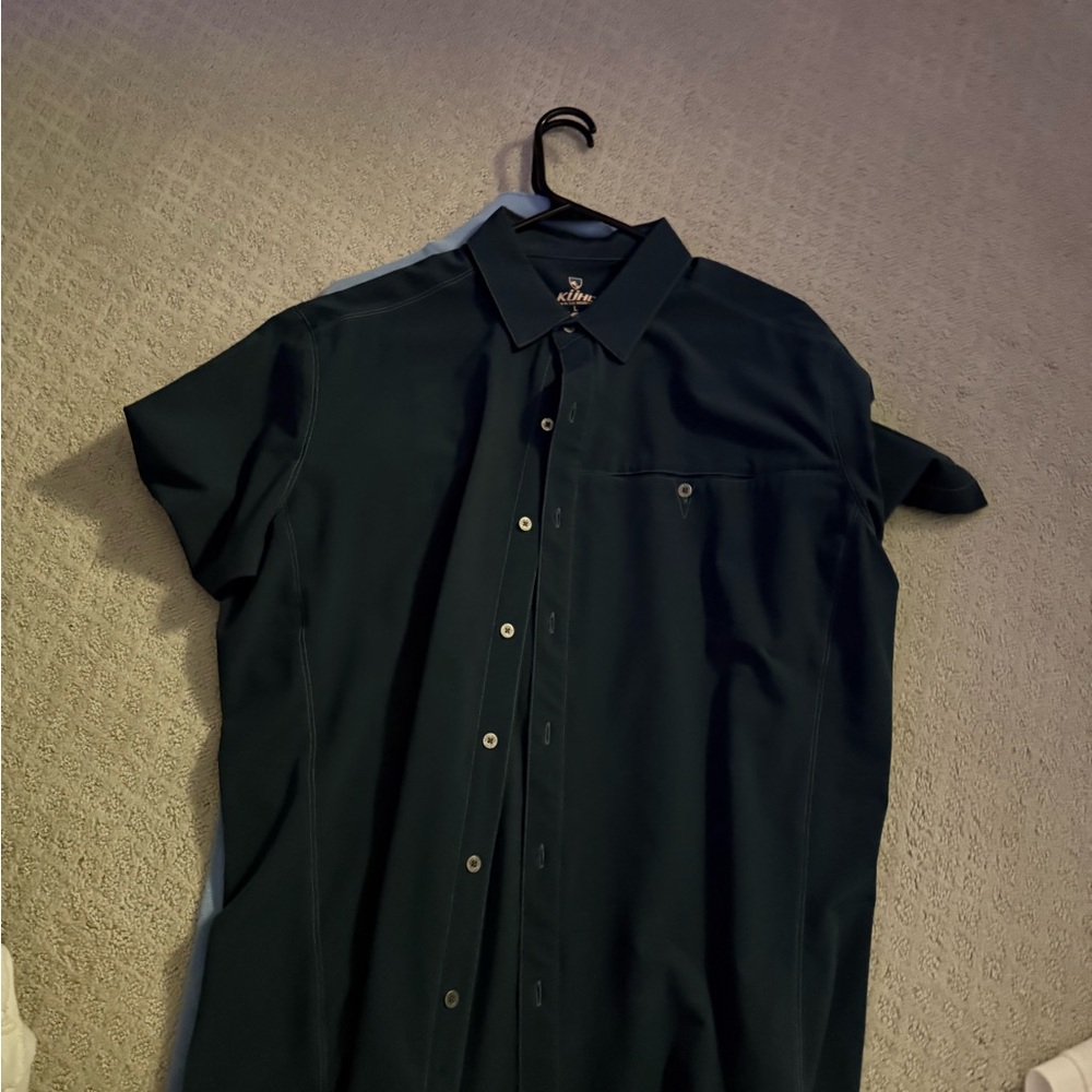 Kuhl Deep Green Casual Button-Down Shirt